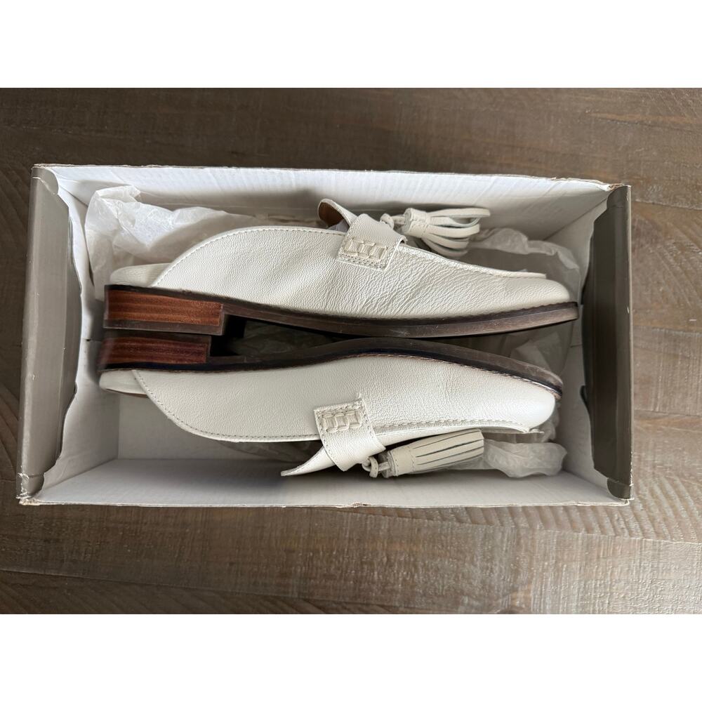 NEW Vionic Reagan Loafer Mule Slide Women's Shoes Sz 7.5 White Preppy Tassel - Picture 9 of 11